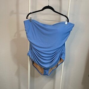 NWT J. Crew Blue Women's One Piece Swimsuit
